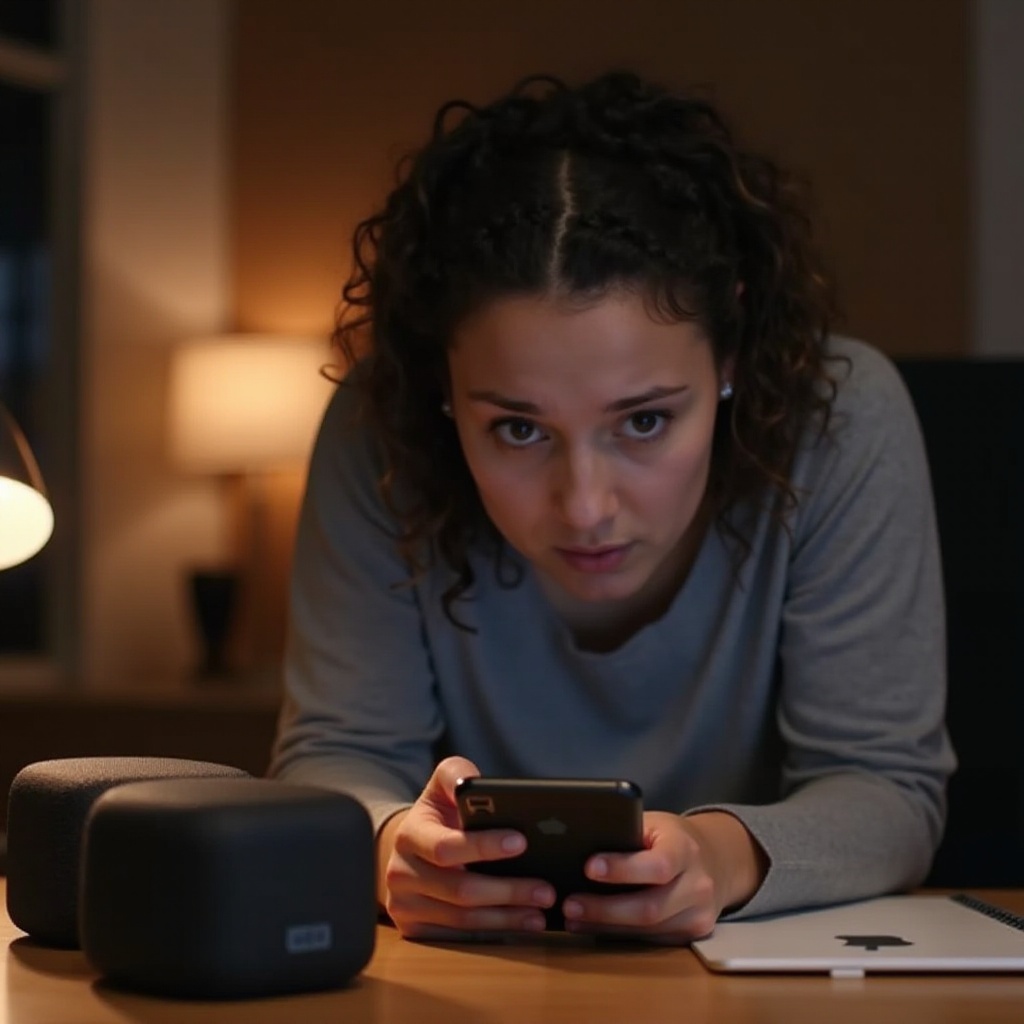 głośniki kieszonkowe dźwięku nie widzą mojego iPhone'a