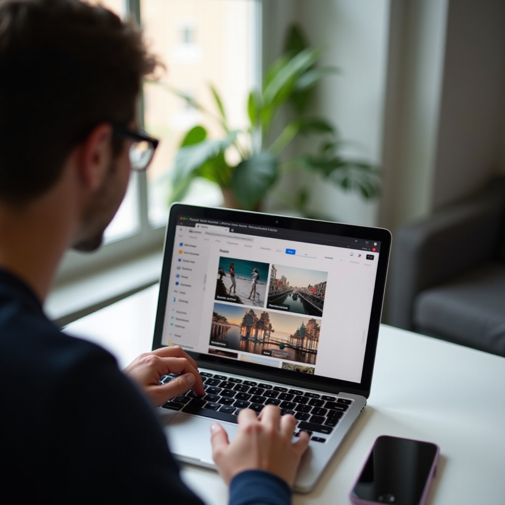 how to put photos on my macbook