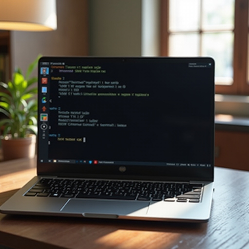 كيفية فتح الطرفية على جهاز Chromebook