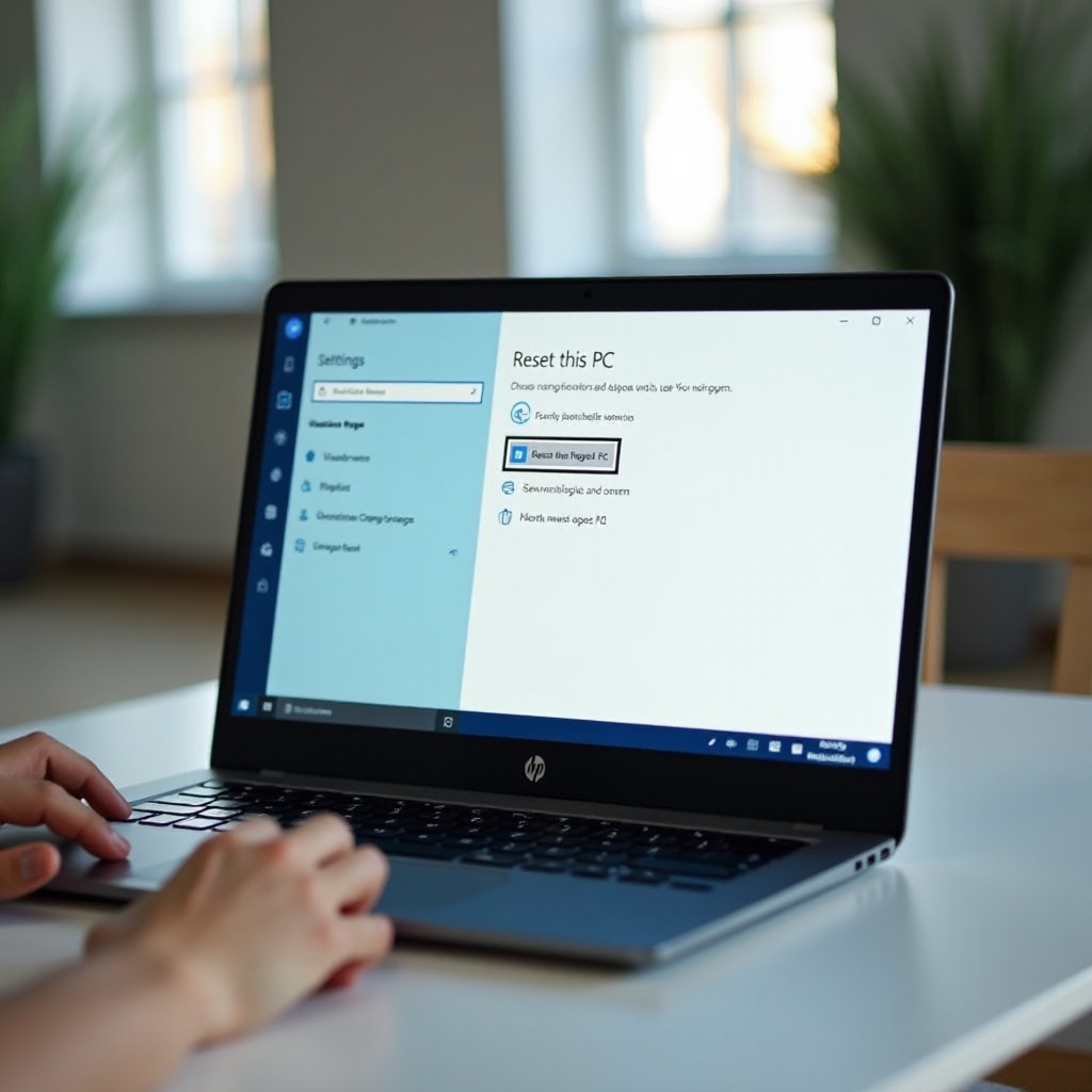как да нулирате HP лаптоп с Windows 11 до фабрични настройки
