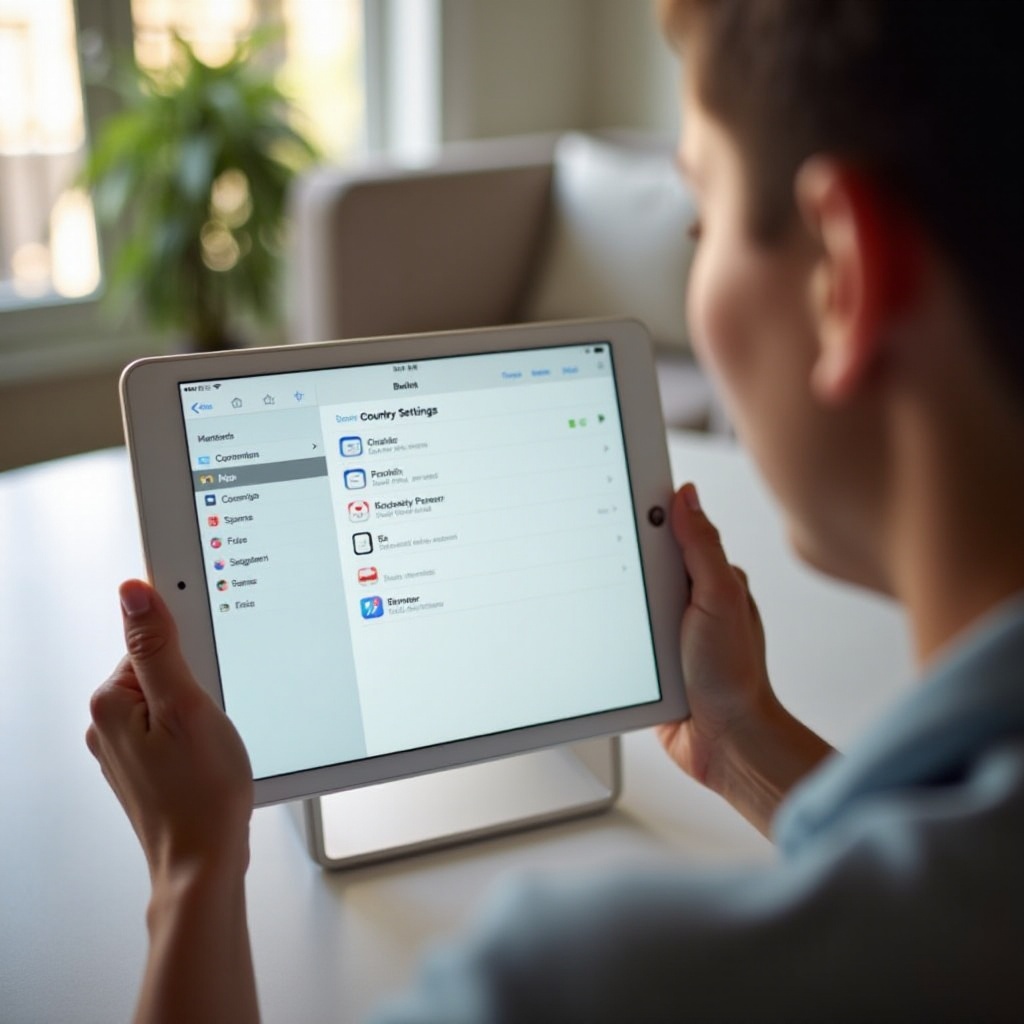 како променити земљу на iPad-у