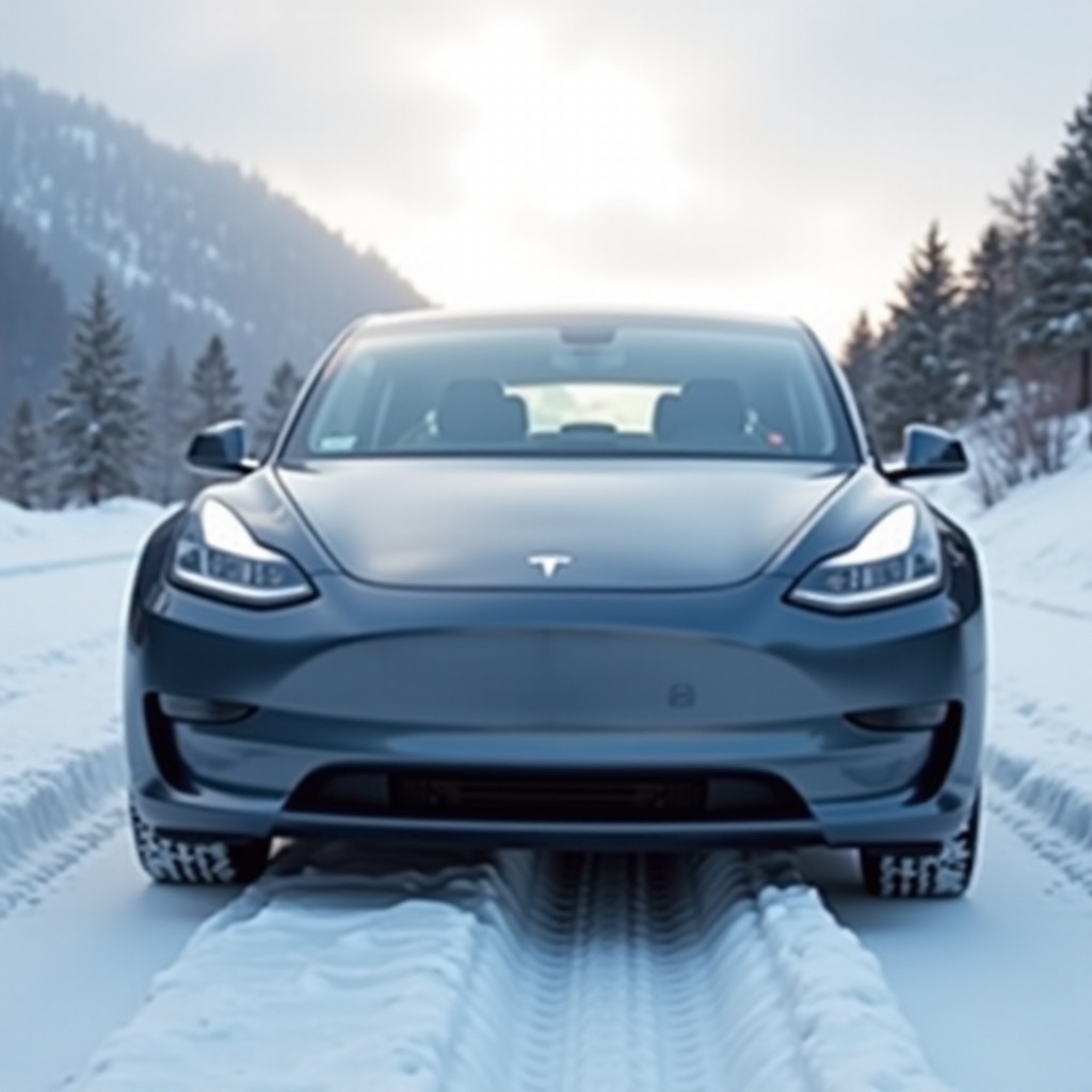 tesla vybíjení baterie v chladném počasí