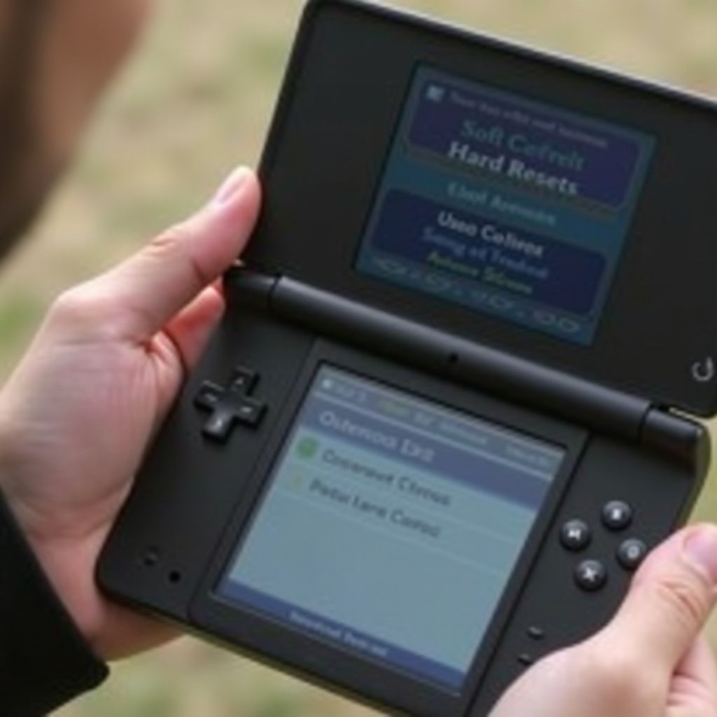 jak zresetować nintendo ds