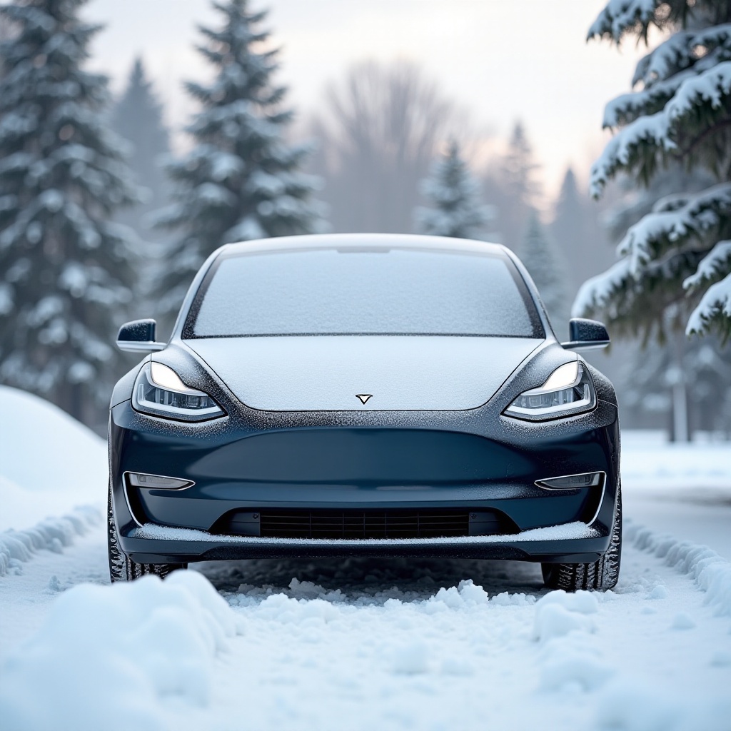 Tesla scurgere de baterie în vreme rece