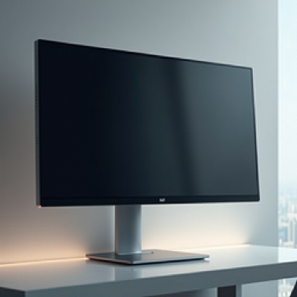 monitor with glass screen