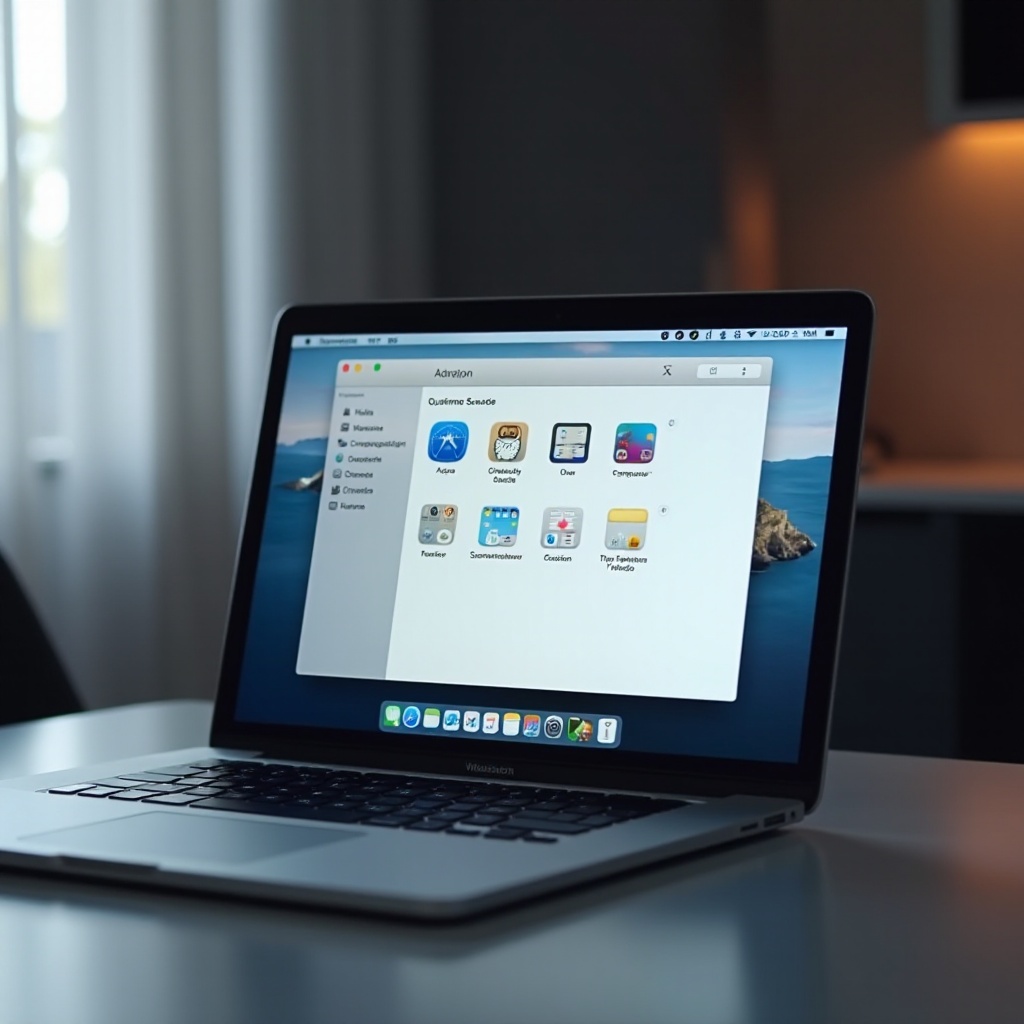 salvă ecran acum se afișează pe MacBook