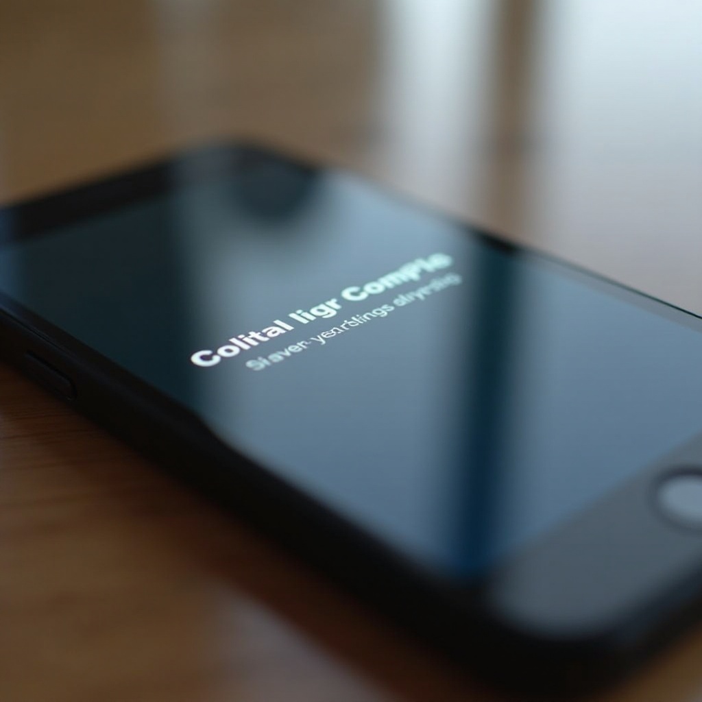 nastavení mobilní sítě dokončeno, iPhone je zaseknutý