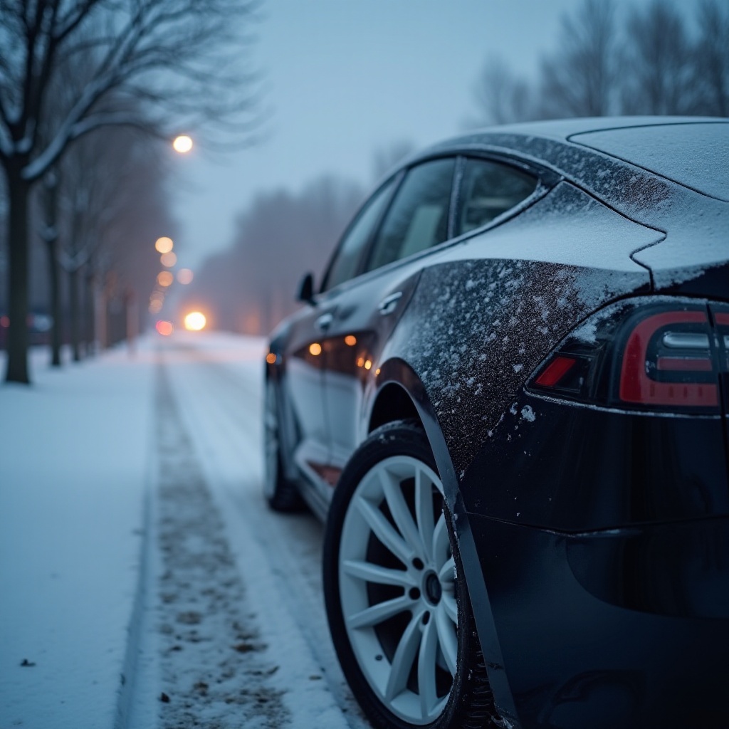 Tesla scurgere de baterie în vreme rece