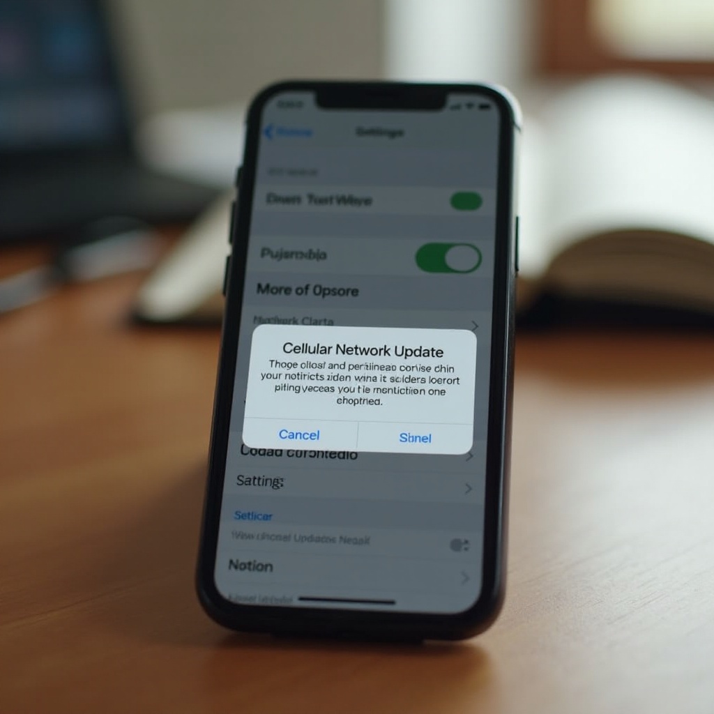 konfiguracja sieci komórkowej zakończona, iPhone zawiesił się