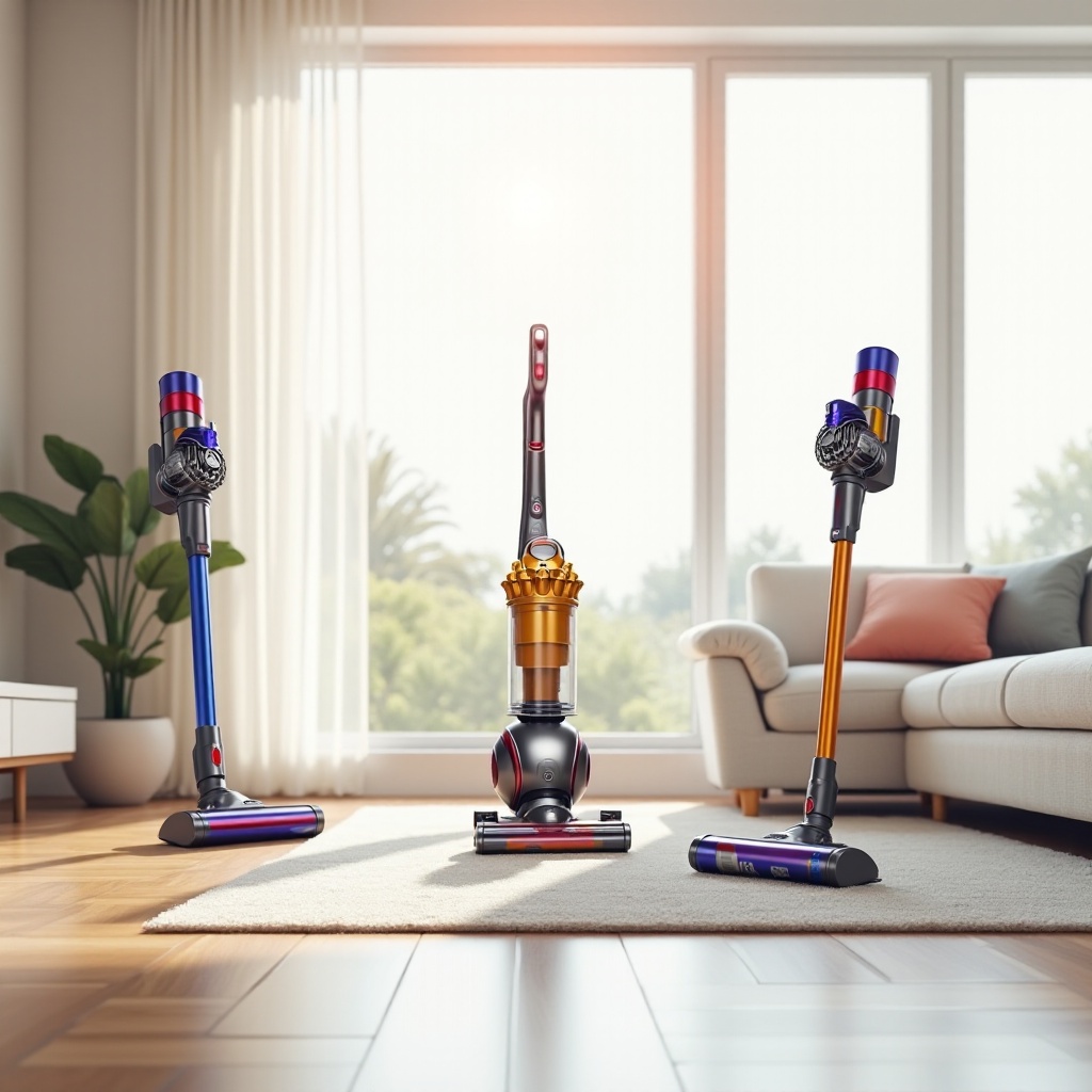 сравнете вертикалните прахосмукачки dyson