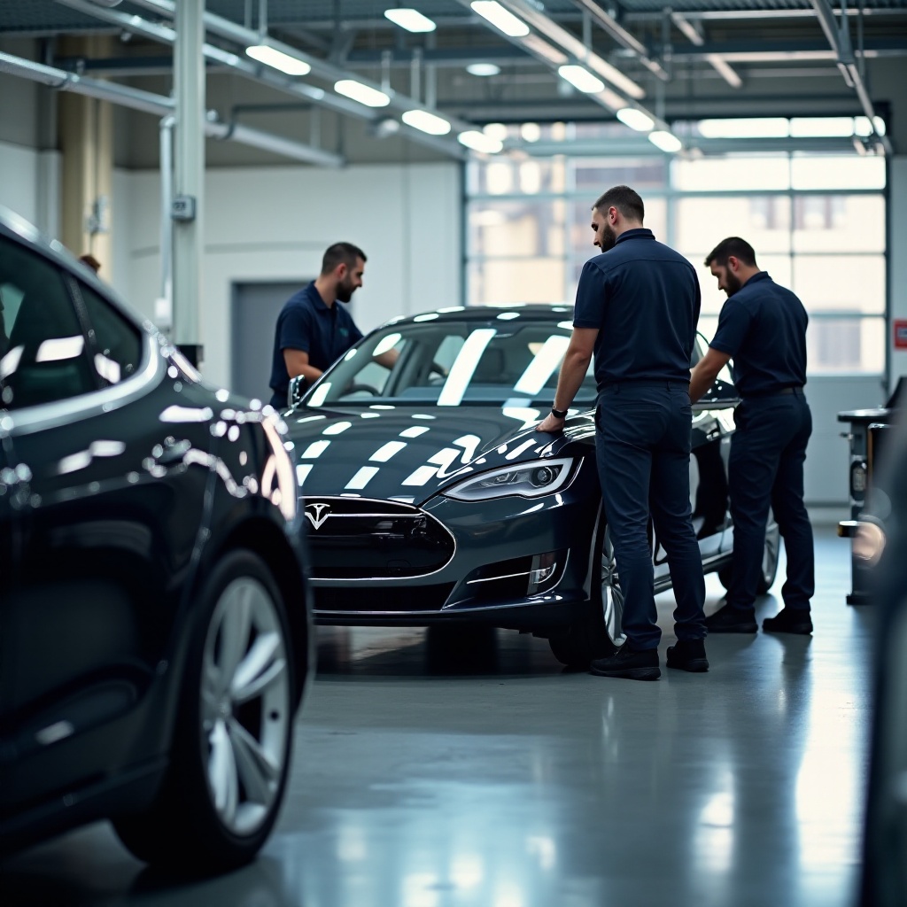 co robi Tesla z samochodami przyjętymi w ramach wymiany