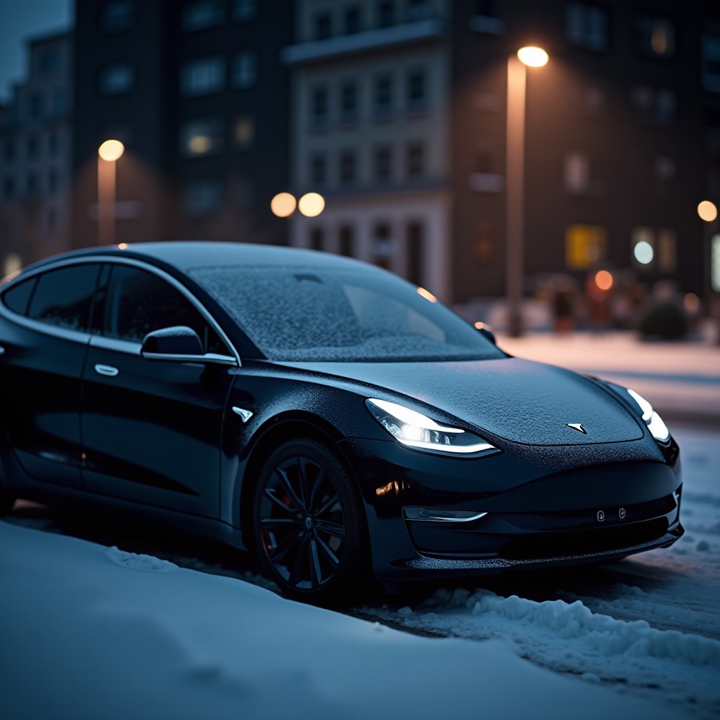 tesla drenaż baterii w zimnej pogodzie