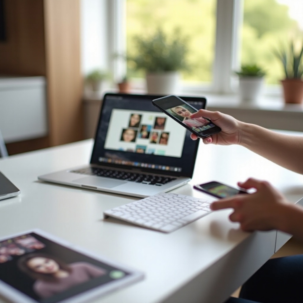 kako staviti fotografije na moj MacBook