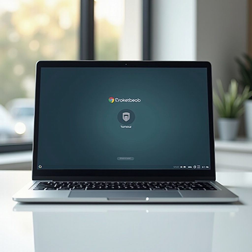 how to open terminal on chromebook setup