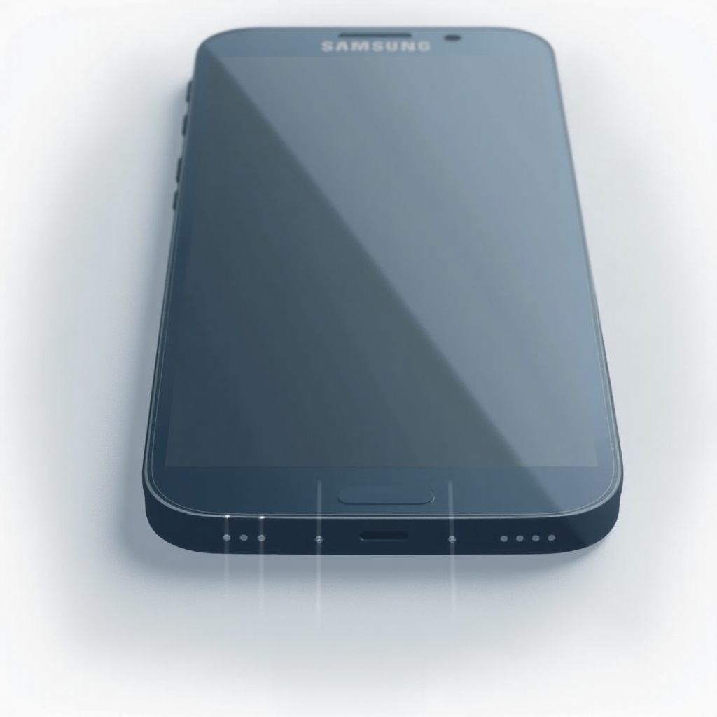 3 вертикалне линије на дну телефона Samsung